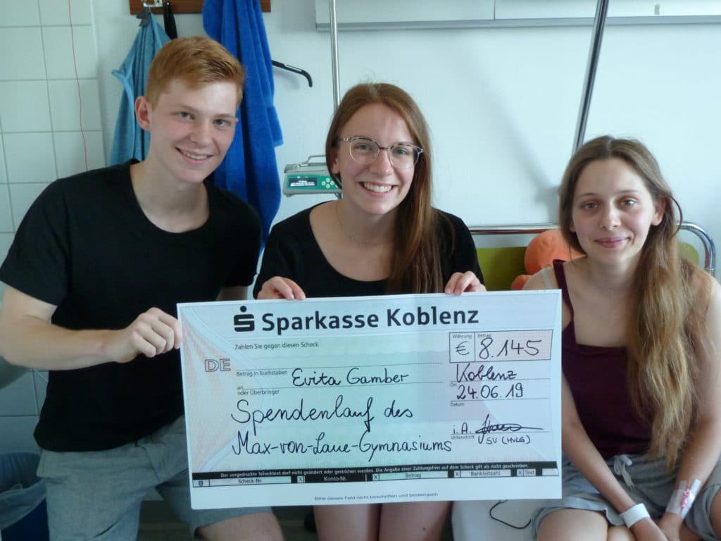 Wow! MvL-Spendenlauf für Evita Gamber erbrachte über 8000 Euro!