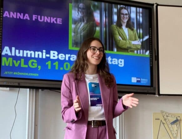 Der erste Alumni-Beratertag am MvLG war ein großer Erfolg und Spaß …