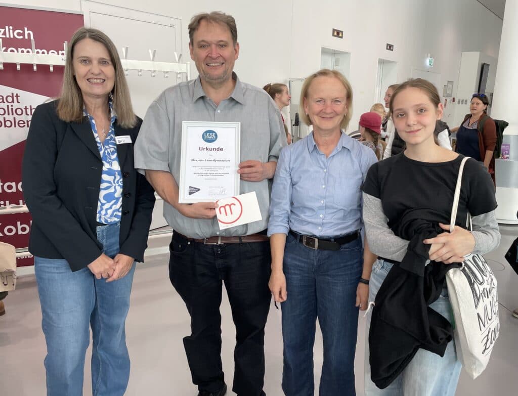 Lesesommer 2025: Preis der weiterführenden Schulen für das MvLG