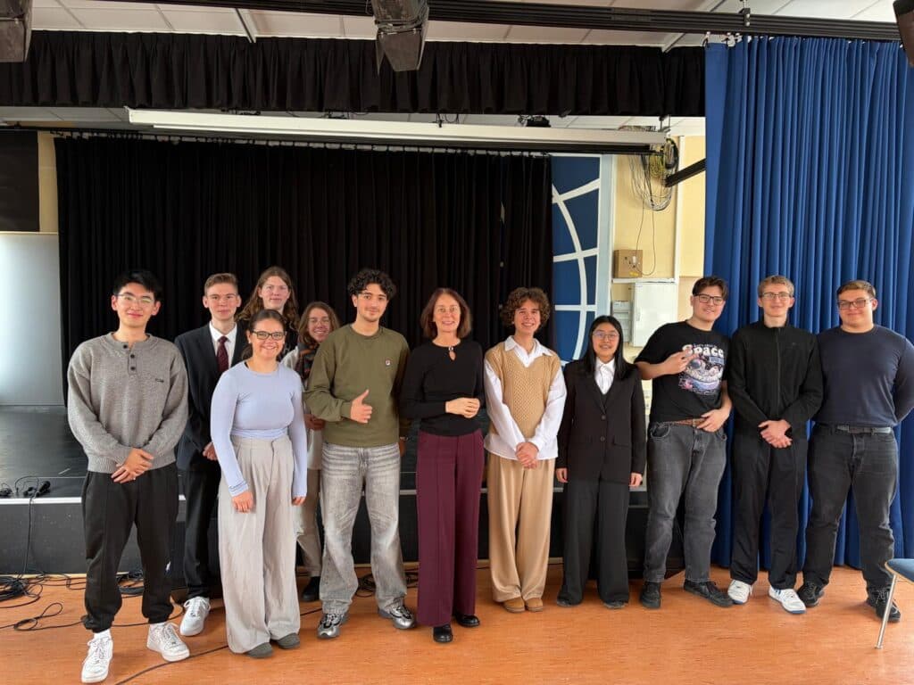 Hoher Besuch an unserer Schule: Katarina Barley zu Gast am MvLG!