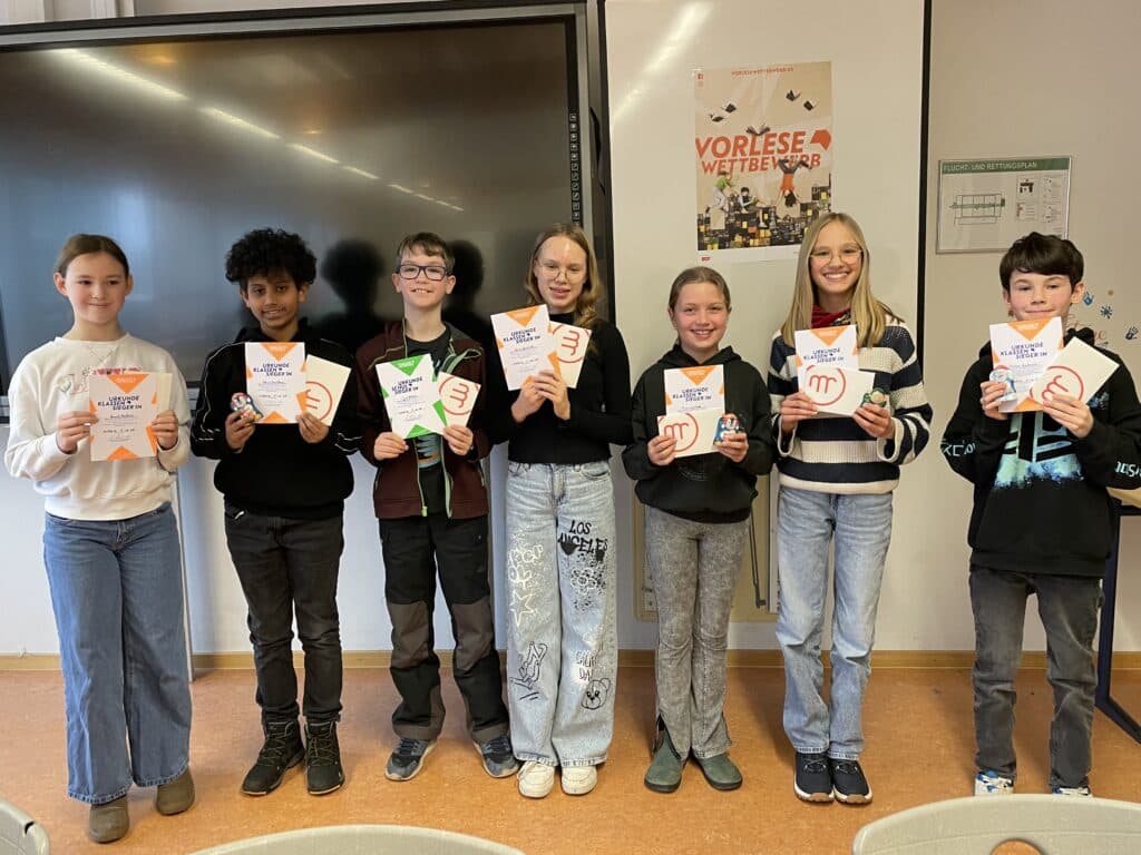 Vorlesewettbewerb unserer sechsten Klassen beschert einen aufregenden und erfolgreichen Vormittag